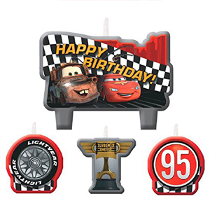 Disney Cars Birthday Candle Set